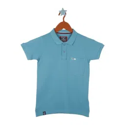 Monte Carlo Kids Blue Solid Polo T-Shirt-picture-47