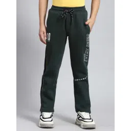 Monte Carlo Kids Bottle Green Printed Trackpants-picture-15