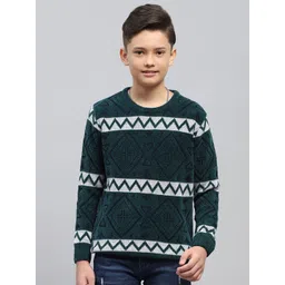 Monte Carlo Kids Boys Self Striped Sweater-picture-35