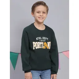 Monte Carlo Kids Dark Green Printed Full Sleeves Sweatshirt-picture-39