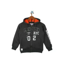 Monte Carlo Kids Dark Olive Printed Hoodie-picture-32