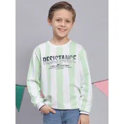 Monte Carlo Kids Green & White Printed Full Sleeves Sweatshirt-picture-31