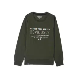 Monte Carlo Kids Green Printed Full Sleeves Sweatshirt-picture-45