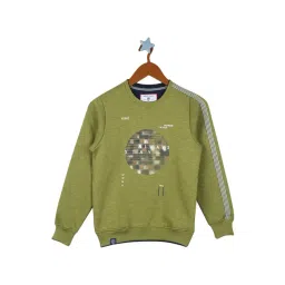 Monte Carlo Kids Green Printed Full Sleeves Sweatshirt-picture-18