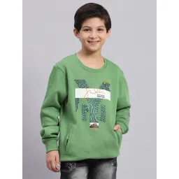 Monte Carlo Kids Green Printed Full Sleeves Sweatshirt-picture-26