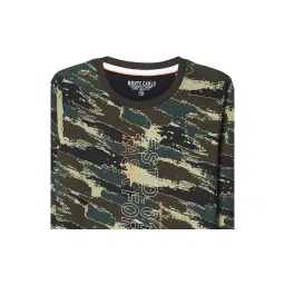 Monte Carlo Kids Green Printed Full Sleeves Sweatshirt image 3