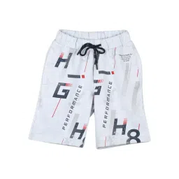 Monte Carlo Kids Grey Melange Printed Bermuda-picture-45