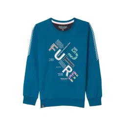 Monte Carlo Kids Indigo Blue Printed Full Sleeves Sweatshirt-picture-11