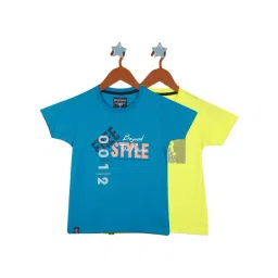Monte Carlo Kids Multicolor Printed T-Shirt (Pack Of 2)-picture-31