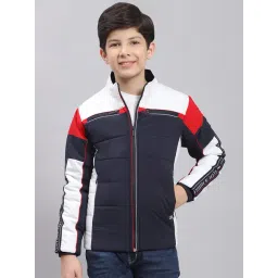 Monte Carlo Kids Navy Solid Full Sleeves Jacket-picture-46