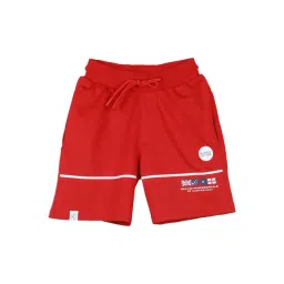 Monte Carlo Kids Red Solid Bermuda-picture-41