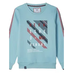 Monte Carlo Kids Sky Blue Printed Full Sleeves Sweatshirt-picture-14