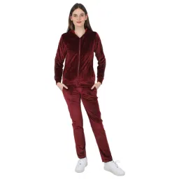 Monte Carlo Maroon Hoodie With Pants-picture-25