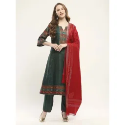 Monte Carlo Maroon Printed Regular Fit Shawl-picture-14