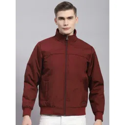 Monte Carlo Maroon Regular Fit Jacket-picture-34