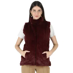 Monte Carlo Maroon Regular Fit Jacket-picture-36
