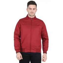 Monte Carlo Maroon Regular Fit Jacket-picture-26