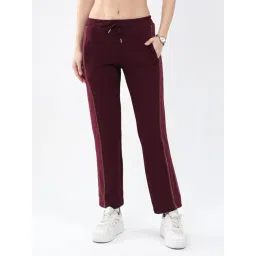 Monte Carlo Maroon Solid Trousers-picture-14