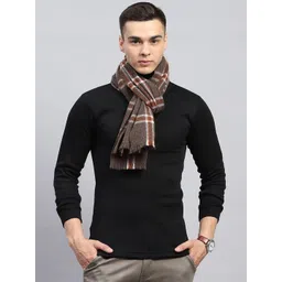 Monte Carlo Men Checked Cotton Mufflers-picture-27