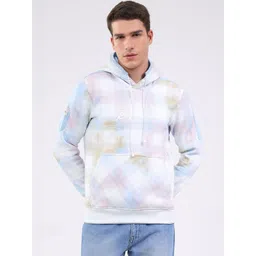 Monte Carlo Men Checked Hooded Sweatshirt-picture-32