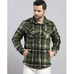 monte carlo Men Checked Regular Fit Hooded Jacket-picture-41
