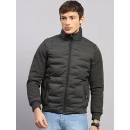 Monte Carlo Men Colourblocked Lightweight Puffer Jacket-picture-31
