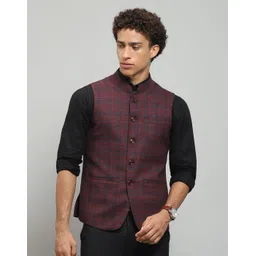 Monte Carlo Men Floral Woollen Lightweight Outdoor Tailored Jacket with Embroidered-picture-12