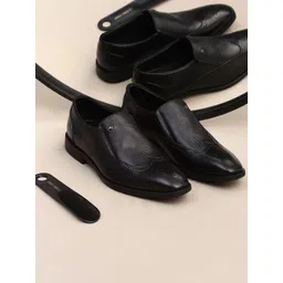 Monte Carlo Men Leather Formal Slip On Shoes-picture-31