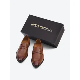 Monte Carlo Men Leather Formal Slip-On Shoes-picture-38