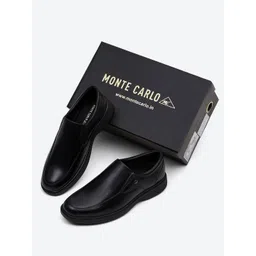 Monte Carlo Men Leather Formal Slip-On Shoes-picture-34