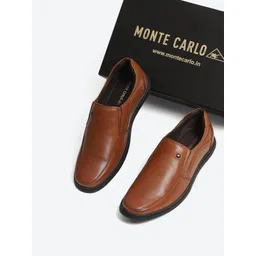 Monte Carlo Men Leather Formal Slip-On Shoes-picture-35