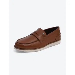 Monte Carlo Men Lightweight Slip-On Leather Loafers-picture-23