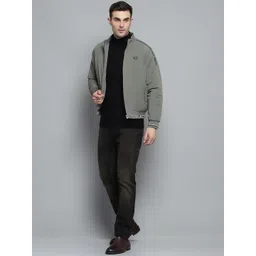 Monte Carlo Men Mock Collar Solid Casual Bomber Jacket image 4