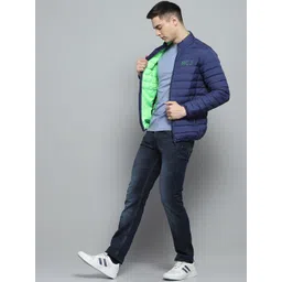 Monte Carlo Men Mock Collar Solid Casual Lightweight Puffer Jacket image 2
