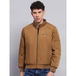 Monte Carlo Men Mock Collar Solid Casual Padded Jacket-picture-28