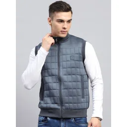 Monte Carlo Men Mock Collar Solid Casual Padded Jacket image 1