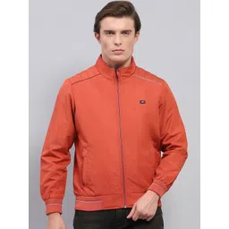 Monte Carlo Men Mock Collar Solid Casual Sporty Jacket-picture-25