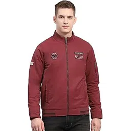 monte carlo Men Polyester Blend Standard Length Solid Mock Neck Full Sleeve Jacket-picture-49