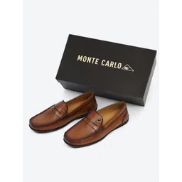 Monte Carlo Men Slip-On Leather Loafers-picture-19