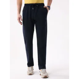 Monte Carlo Men Solid Mid-Rise Regular Fit Track Pants image 1