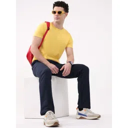 Monte Carlo Men Solid Mid-Rise Regular Fit Track Pants image 3