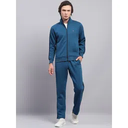 Monte Carlo Men Solid Mock Neck Full Sleeve Track Suit-picture-13