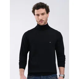 Monte Carlo Men Solid Turtle Neck Pullover Sweater-picture-33