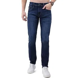 monte carlo Men's Martin Fit Jeans | Solid Pattern | Button Closure with Mid Rise Denim | Stylish Jeans for Men-picture-28