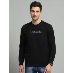 Monte Carlo Mens Printed Black Round Neck Full Sleeve Sweatshirt-picture-18