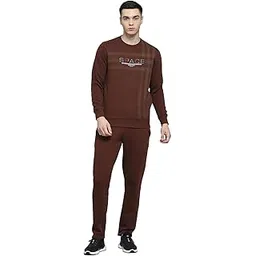 monte carlo Mens Printed Brown Round Neck Full Sleeve Tracksuit 224066531-1-picture-33