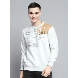 Monte Carlo Mens Printed Grey Round Neck Full Sleeve Sweatshirt-picture-16