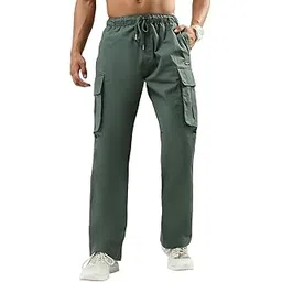 monte carlo Men's Regular Fit Lower | Solid Pattern | Elastic Closure with Sports Lower for Men-picture-50