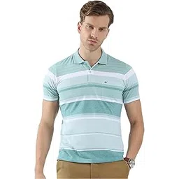 monte carlo Men's Regular Fit Polo T-Shirt | Half Sleeve | Striped Pattern| Casual Everyday Wear | Stylish & Comfortable Tshirt for Men-picture-23