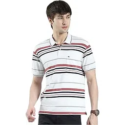 monte carlo Men's Regular Fit Striped Polo T-Shirt | Half Sleeve | Collared Neck | Casual Wear T Shirt for Men's-picture-30